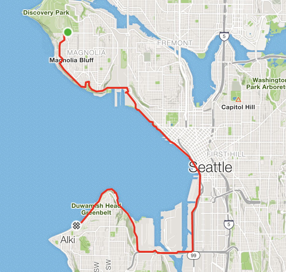Discovery to Alki Route