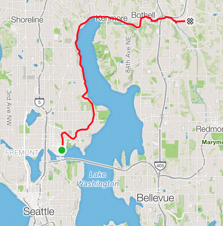 CSE to Woodinville Route