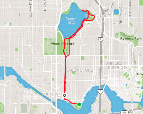 Gasworks to Greenlake Route