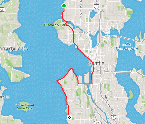 Golden Gardens to West Seattle