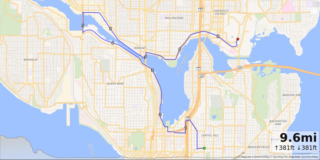 Cap Hill, Ship Canal, Salmon Bay, Burke, CSE map