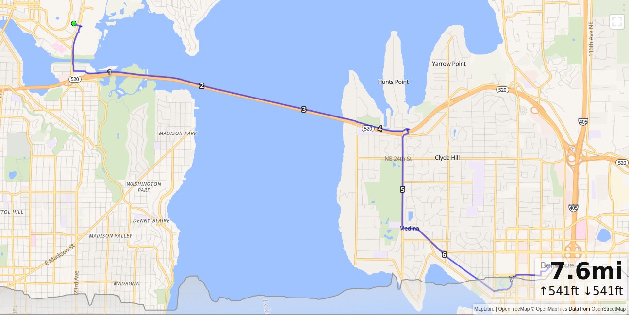 CSE, 520, Downtown Bellevue map