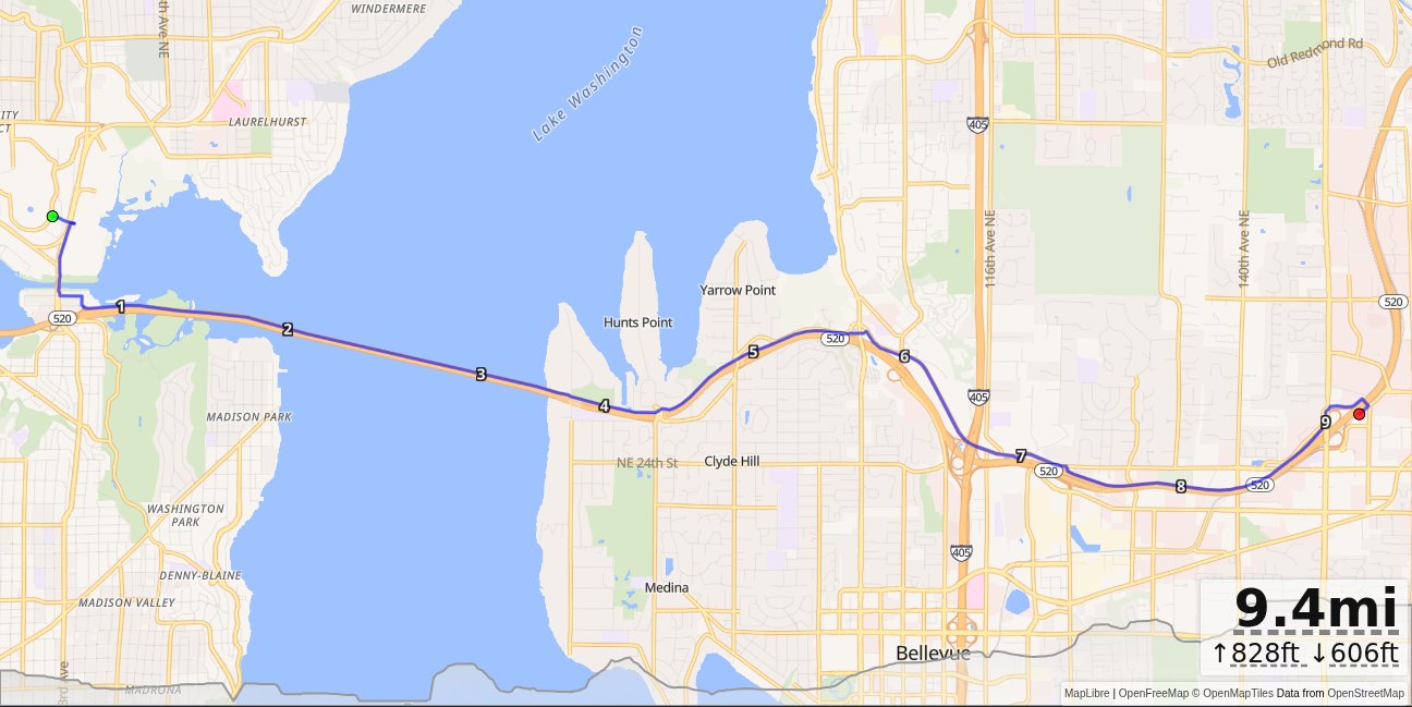CSE, 520, Overlake Village map