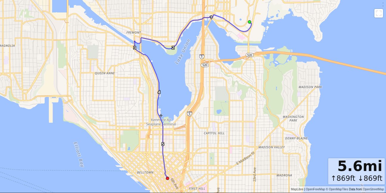 CSE, Lake Union, Westlake map