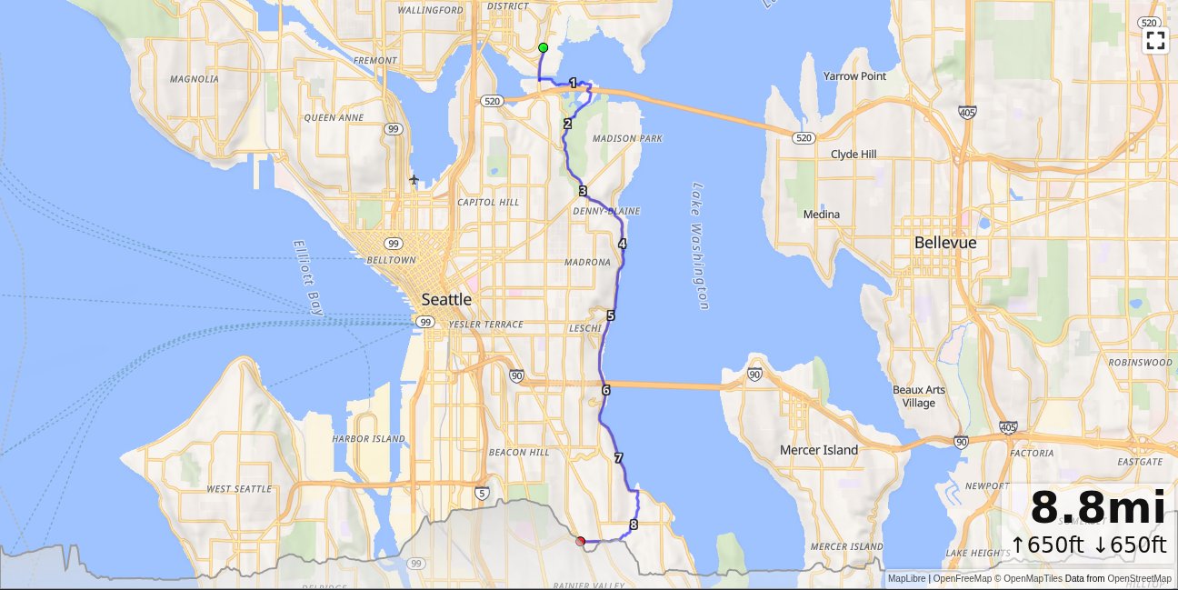CSE, LWB, Columbia City map