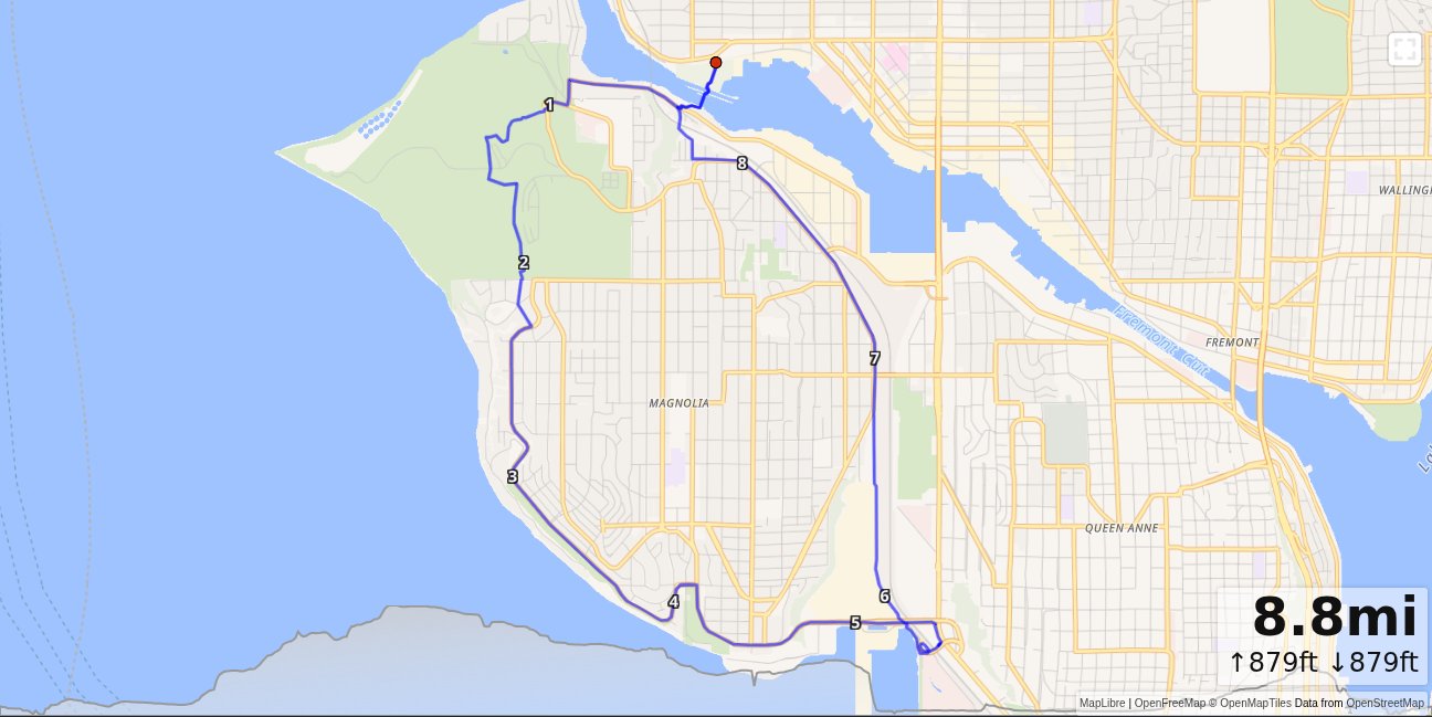 Locks, Discovery, Magnolia, Interbay Loop map