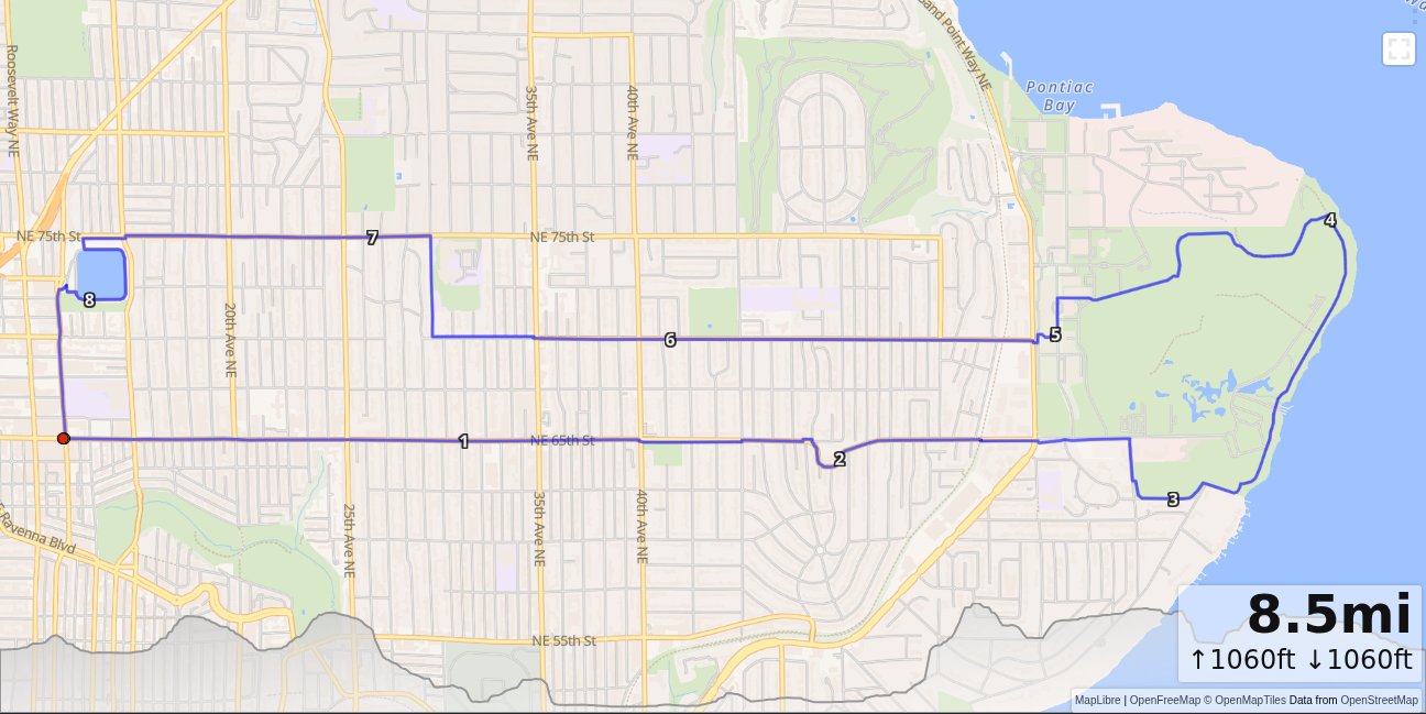 Roosevelt, Magnuson Loop map