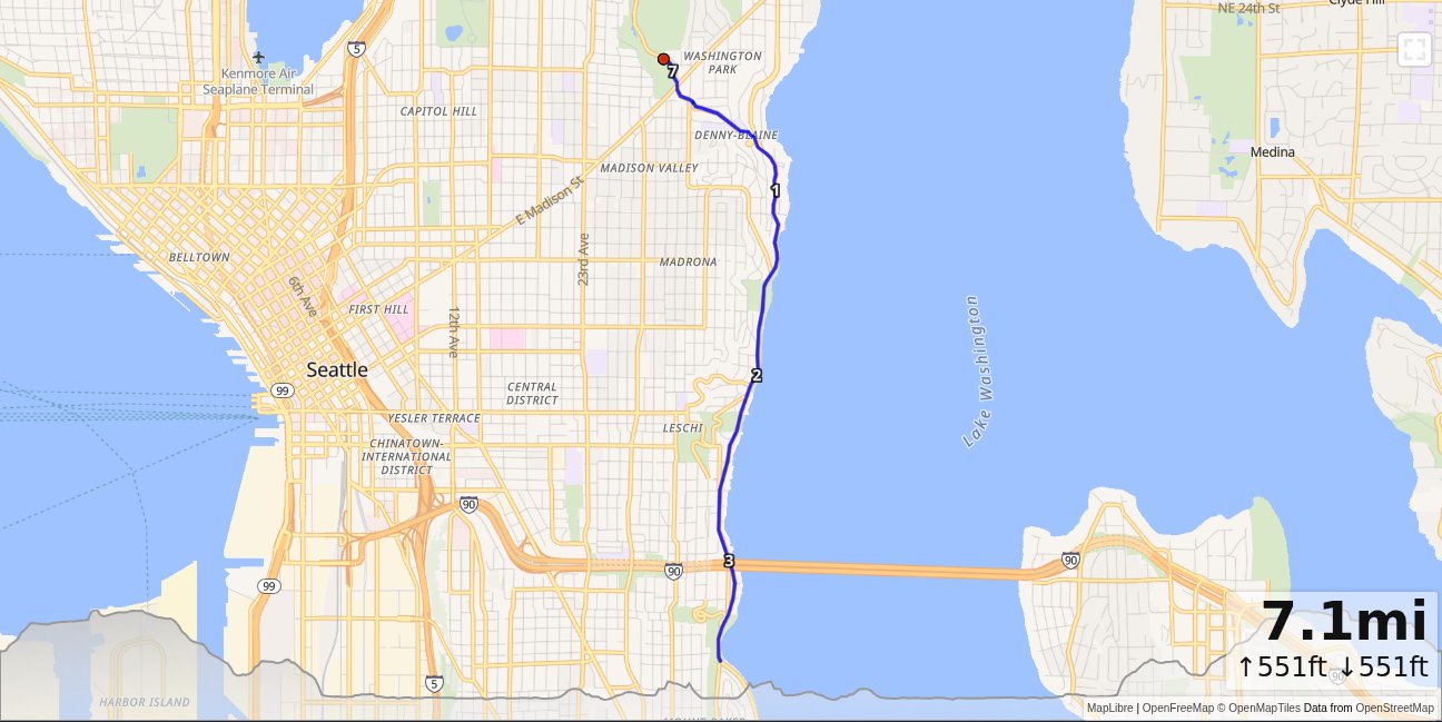 OB: Washington Park, LWB, Mt Baker Beach map