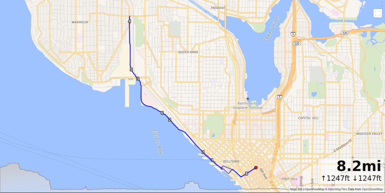 OB: Westlake, Sculpture Park, Tracks map