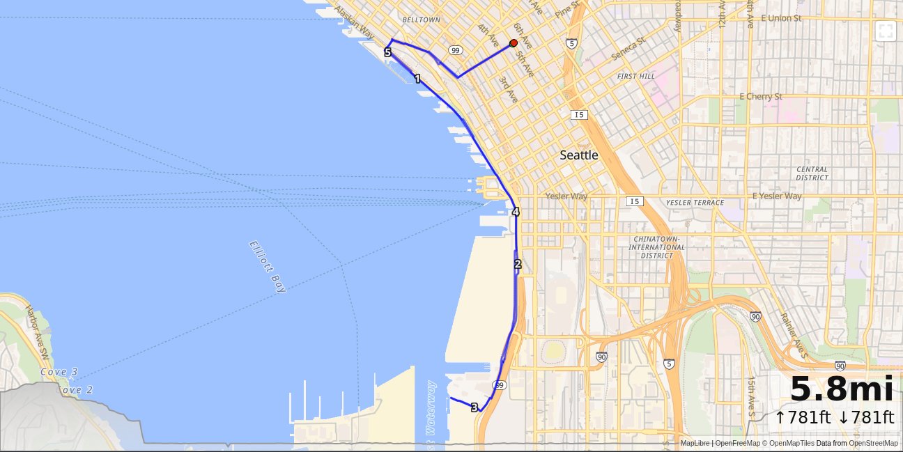 OB: Westlake, Elliot Bay, Jack Perry Park map